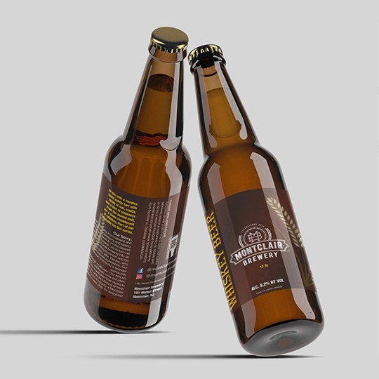 Adesivo per bottiglia di birra