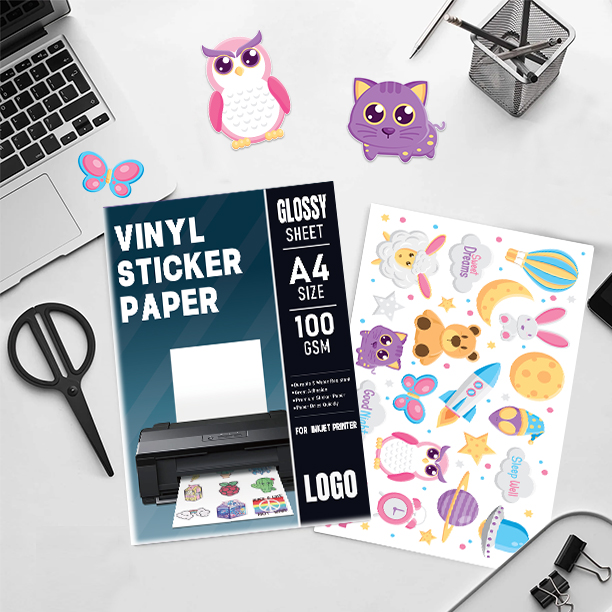 Fogli adesivi in vinile A4