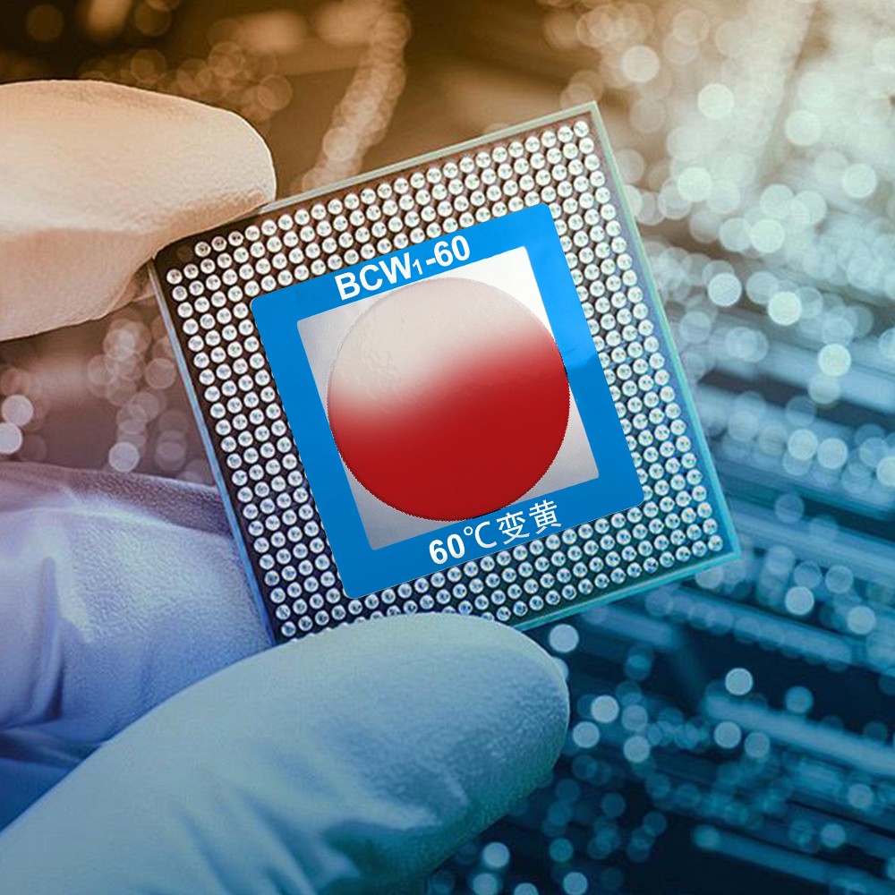 Adesivo per indicatore di temperatura irreversibile