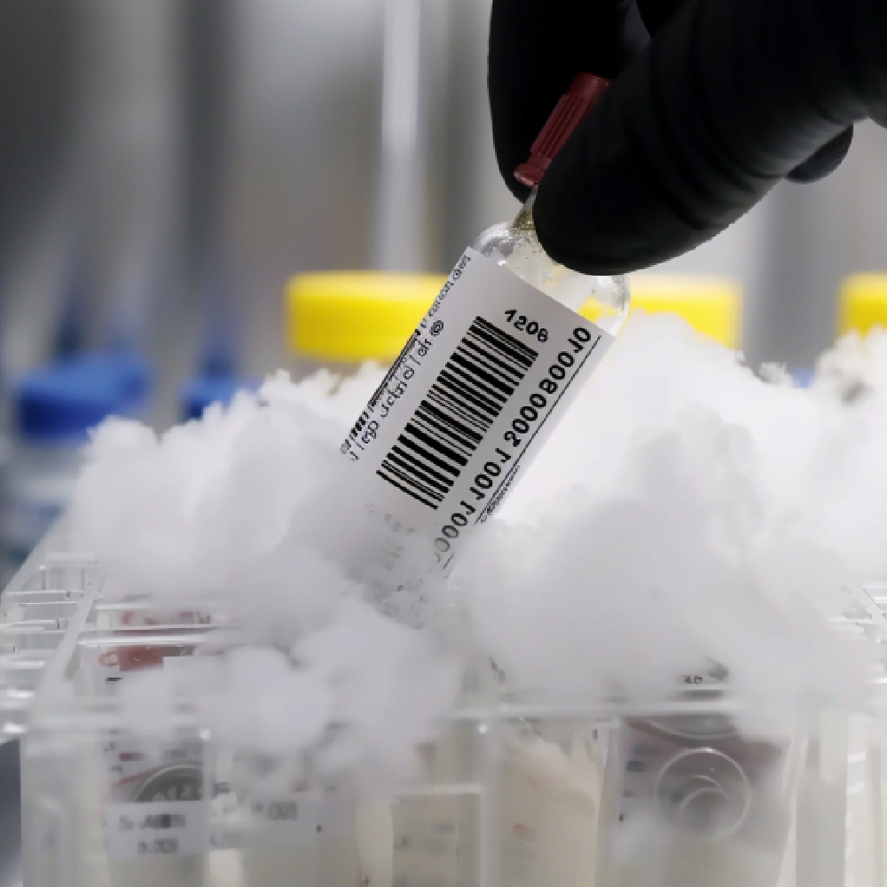 Etichetta di azoto liquido