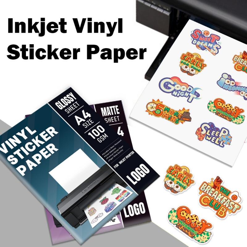 Carta adesiva in vinile A4