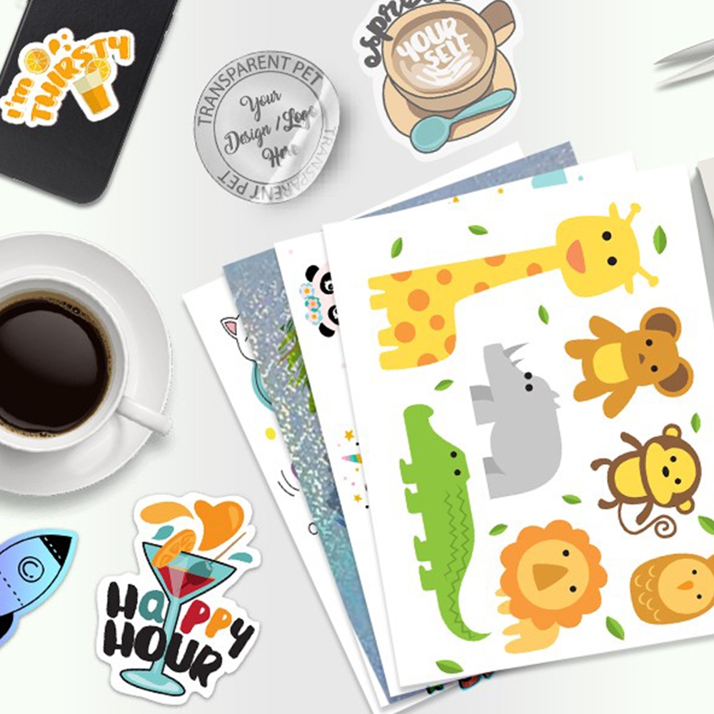 Fogli adesivi in vinile A4