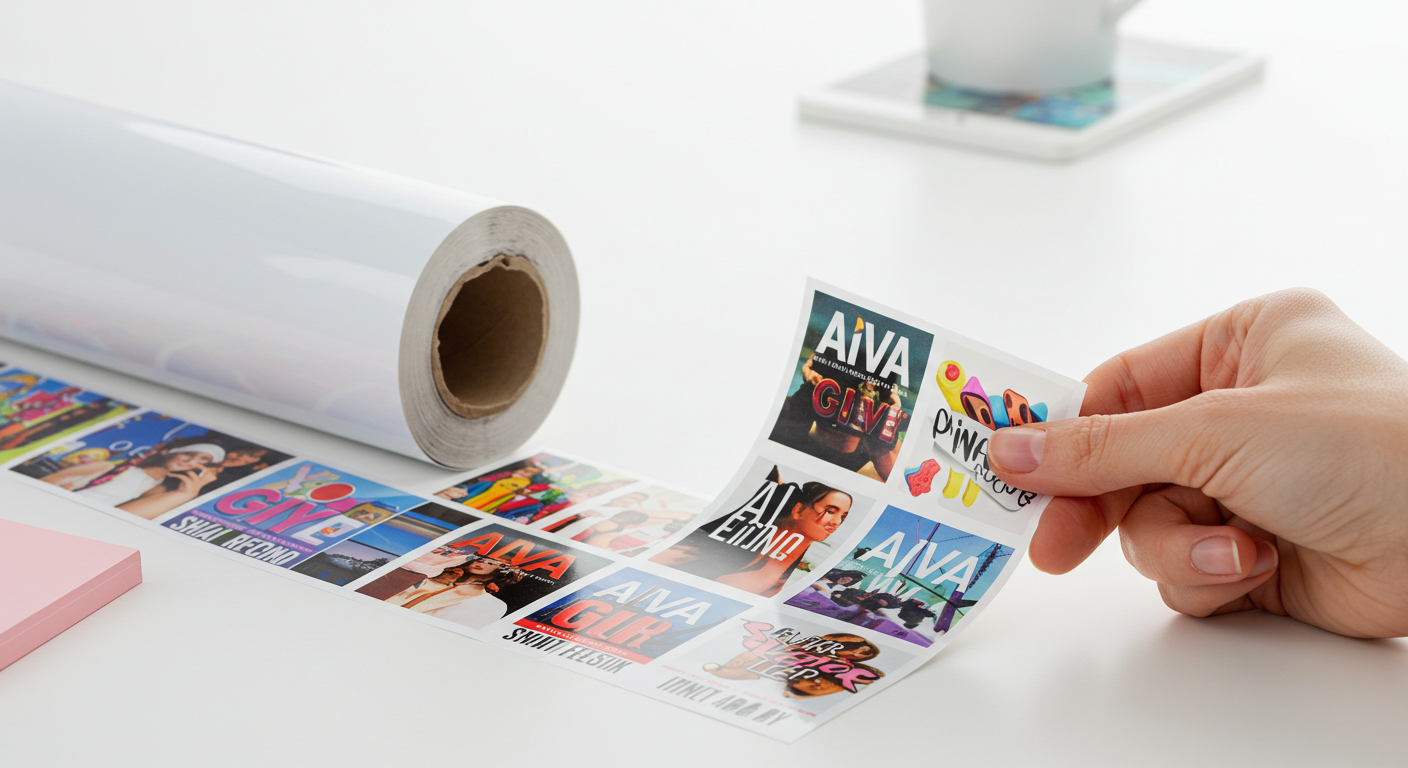 Carta adesiva in vinile stampabile AIVA