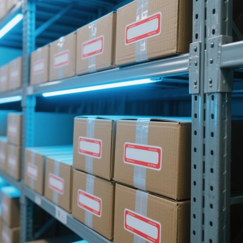 Etichetta RFID con codici a barre
