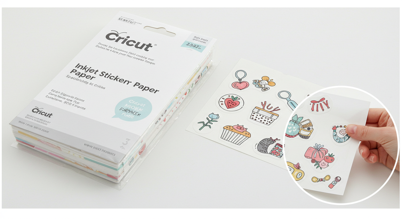 Carta adesiva inkjet per Cricut