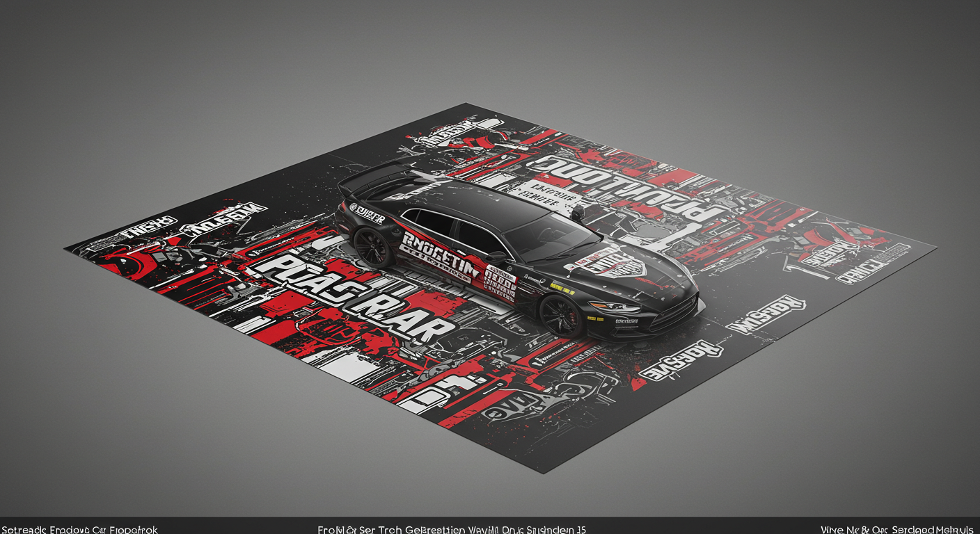 Vinile stampabile per decalcomanie auto