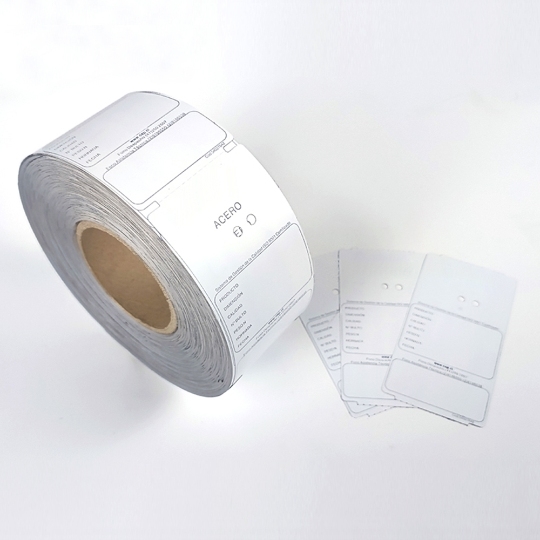 Etichetta per il bucato resistente al termico