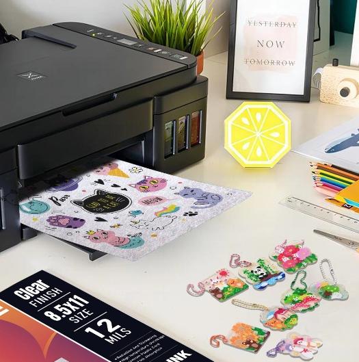 Stampabile in plastica restringibile