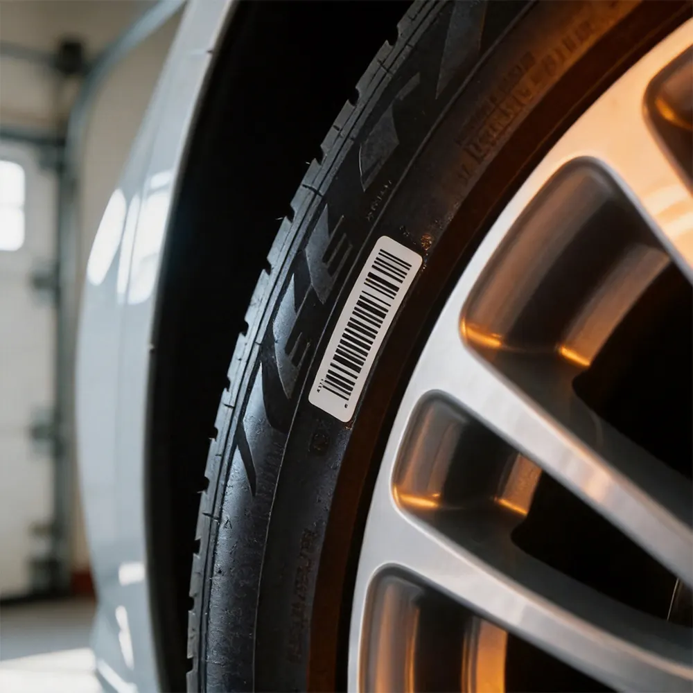 high temperature tracking label