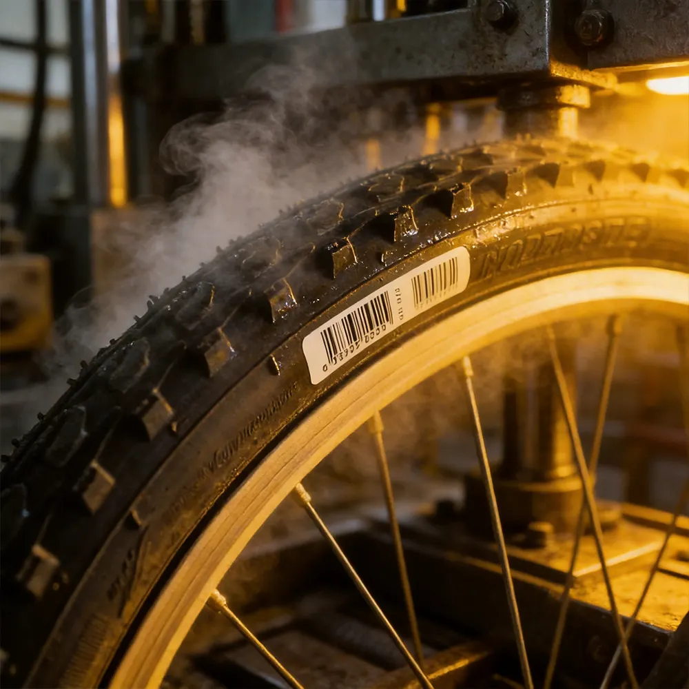 Etichetta di tracciamento degli pneumatici industriali