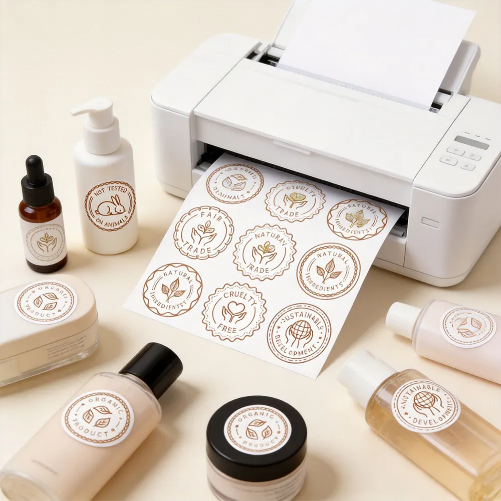 Fogli adesivi cosmetici in vinile