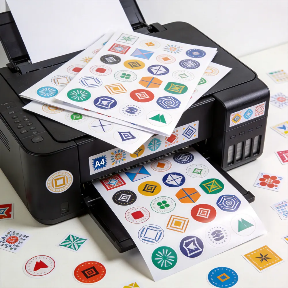 Adesivi in vinile con logo personalizzato