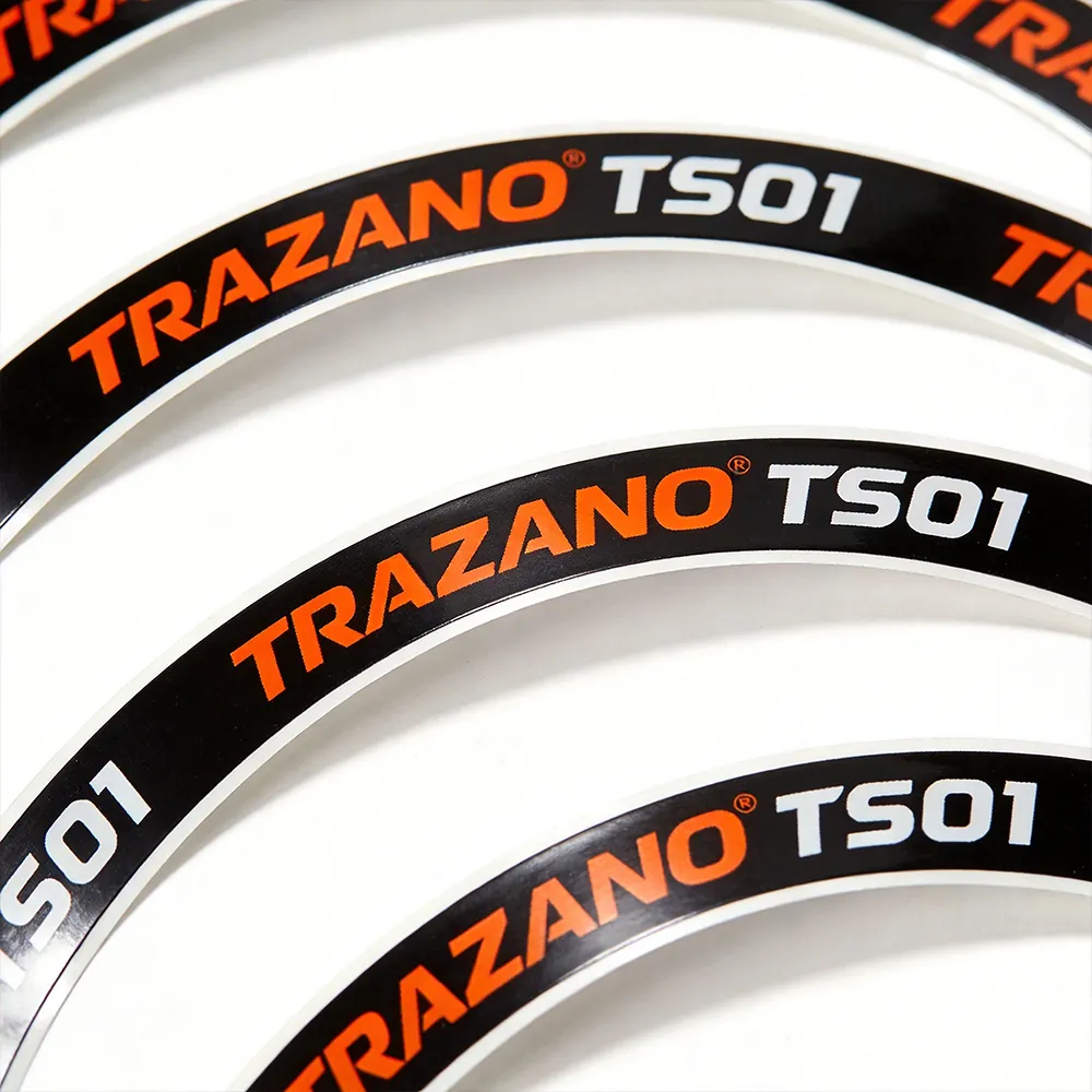 Etichetta di polimerizzazione in gomma