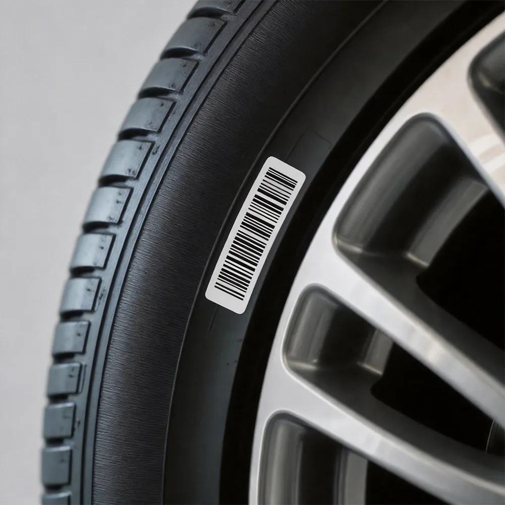 Etichetta del codice a barre per pneumatici industriali