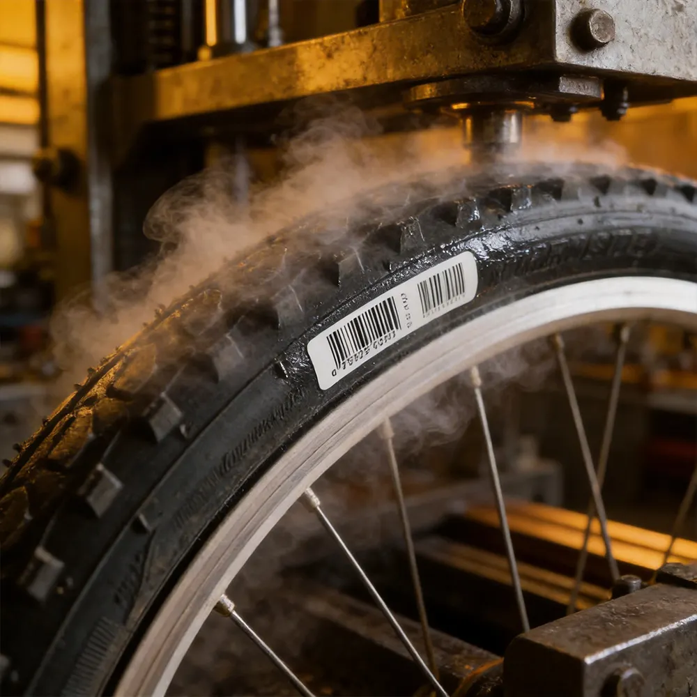 Etichetta di tracciamento degli pneumatici