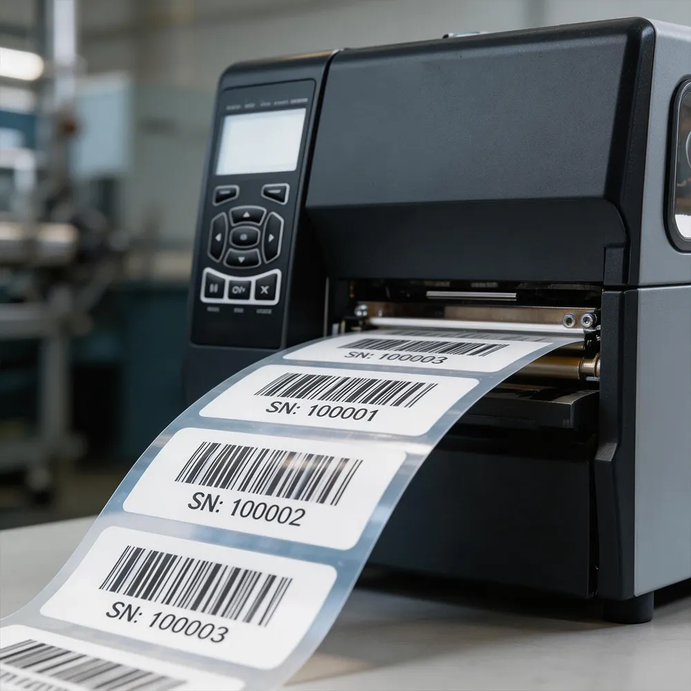 tire serial code label