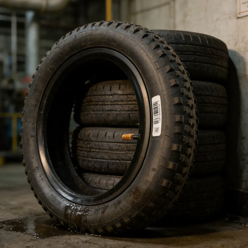 Etichetta di produzione di pneumatici