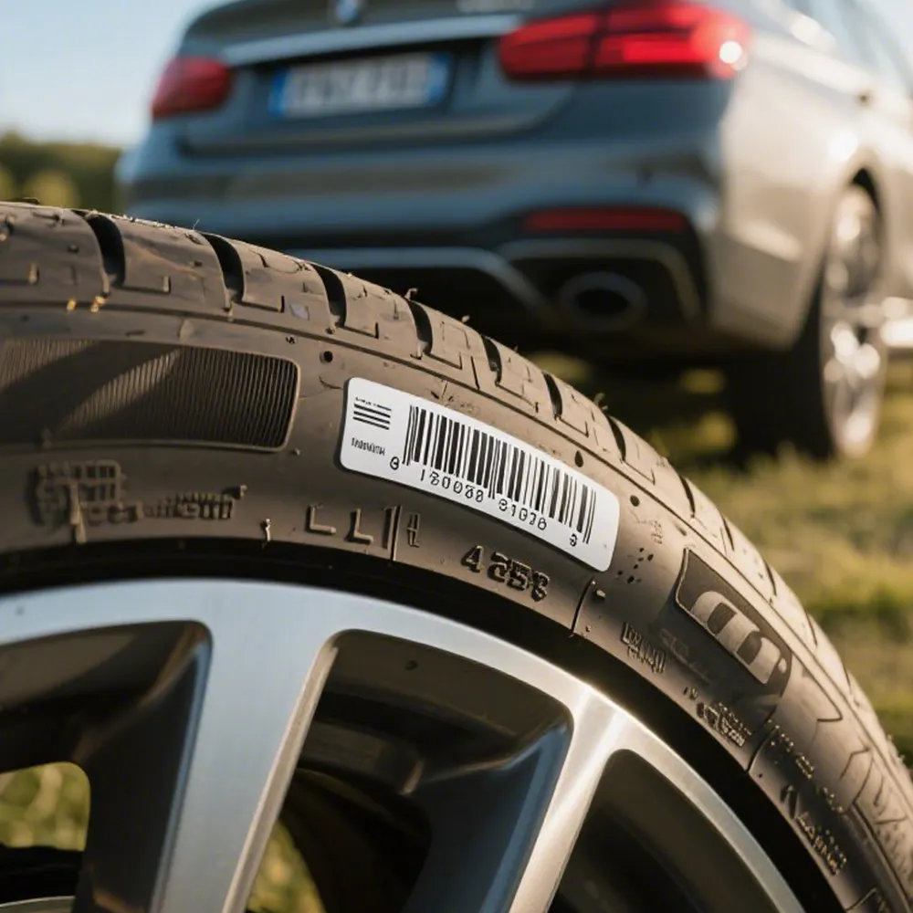 post vulcanization repair label