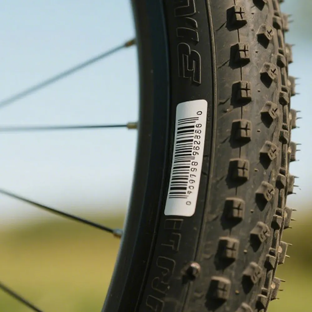 rubber repair identification labels