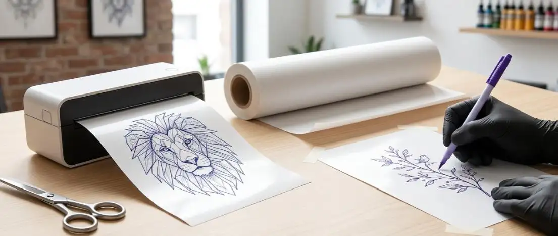 Carta temporanea per il trasferimento dei tatuaggi