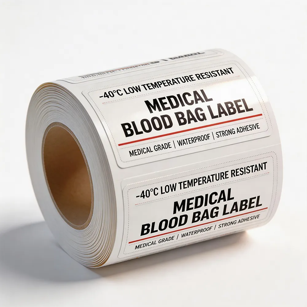 Etichetta medica ultra fredda