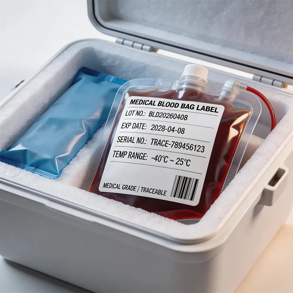 Etichetta clinica con codice a barre