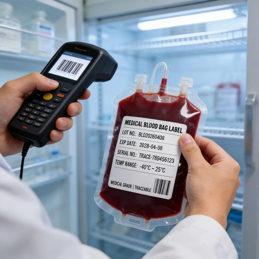 Etichetta di tracciamento ospedaliera