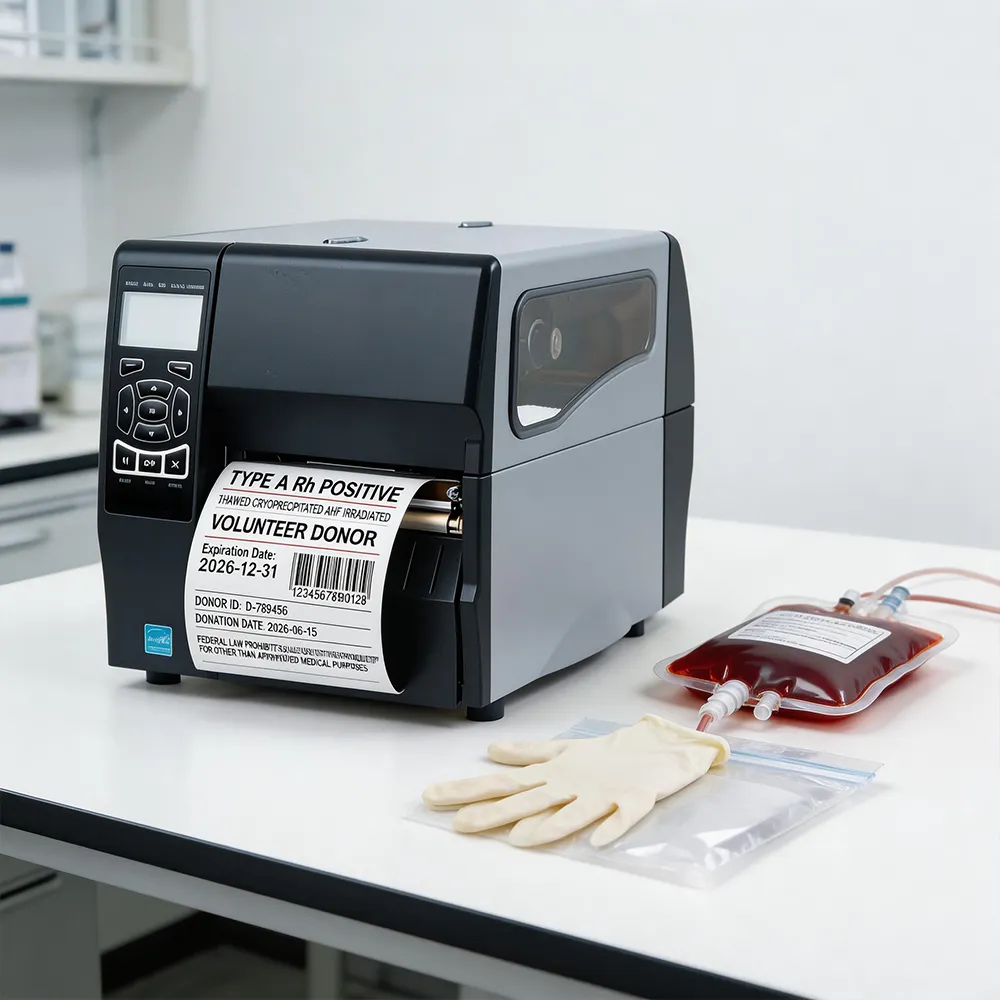 Etichetta di conservazione medica