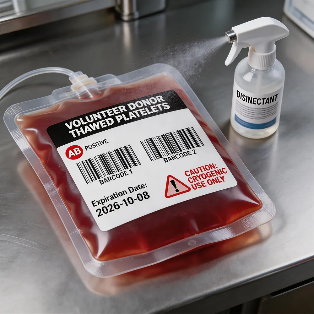 Etichetta resistente ai prodotti chimici