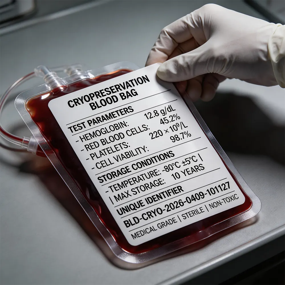 Etichette adesive per laboratori