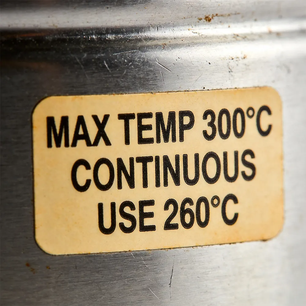 Etichette per dispositivi resistenti al calore