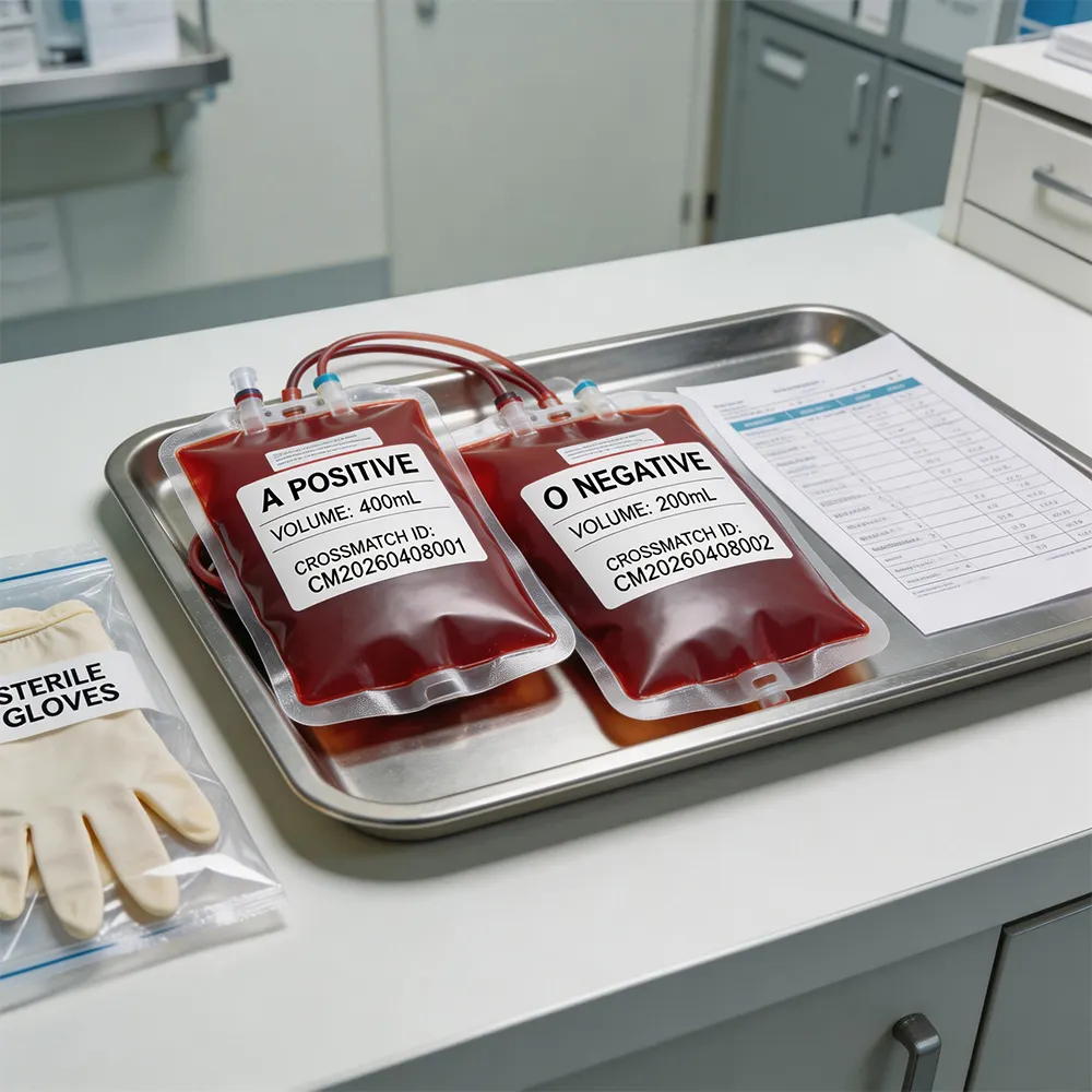 Monitoraggio dell'immagazzinamento del sangue