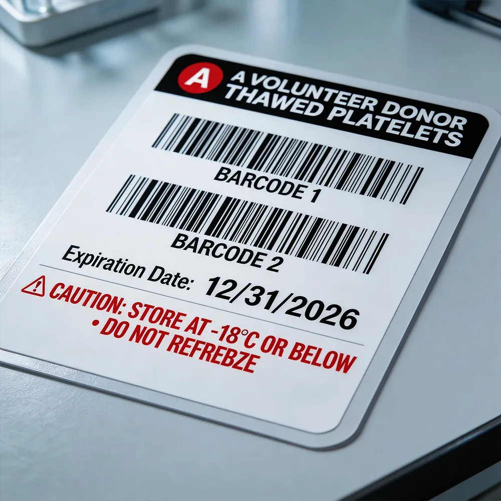 etichetta medica inkjet
