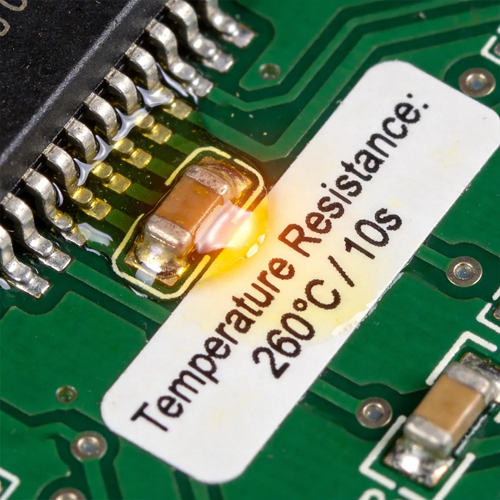 Etichette dei componenti per PCB