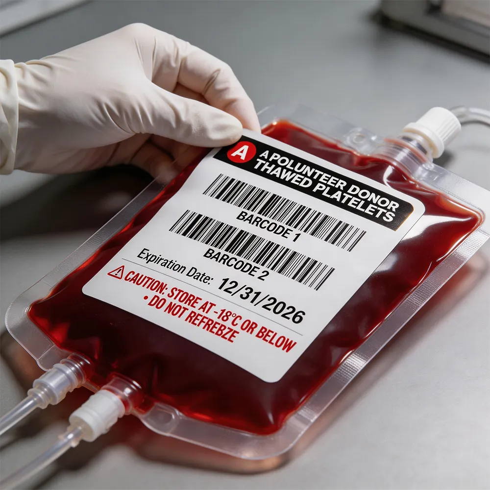 Etichetta di tracciamento ospedaliera