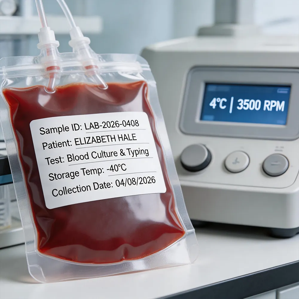 Etichette per laboratori medici