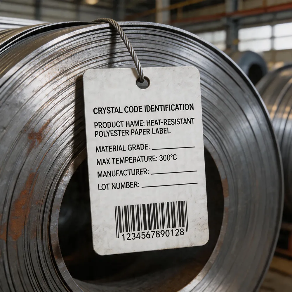 Piastre metalliche per etichette a bobina