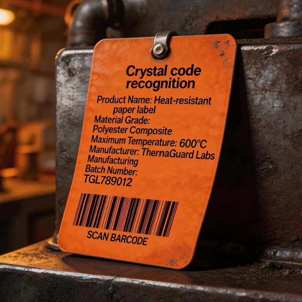 Etichette termiche industriali per metalli