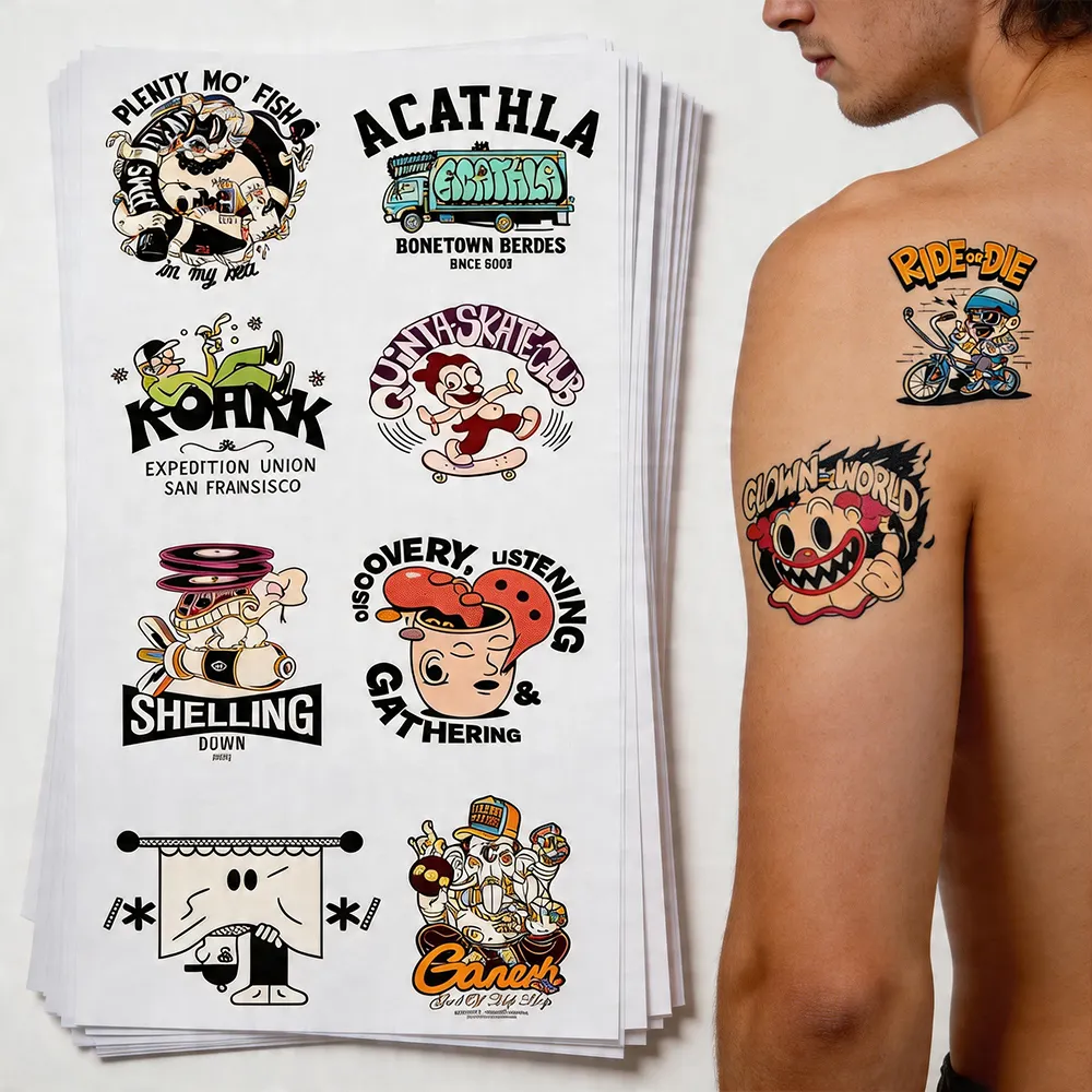 Carta per tatuaggi fai-da-te