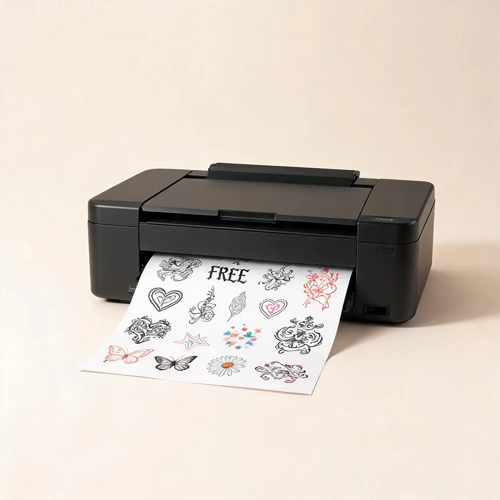 Carta per tatuaggi stampabile fai-da-te per stampante a getto d'inchiostro