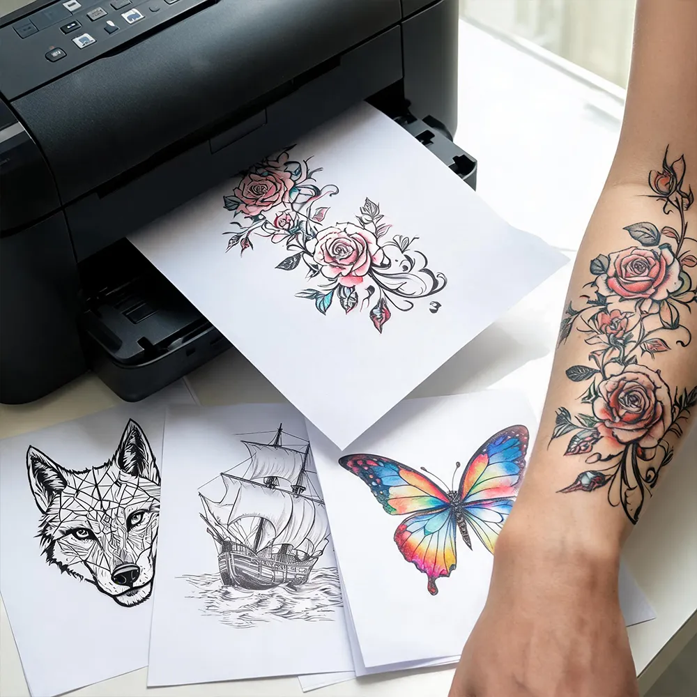 Carta per tatuaggi stampabile fai-da-te per stampante a getto d'inchiostro