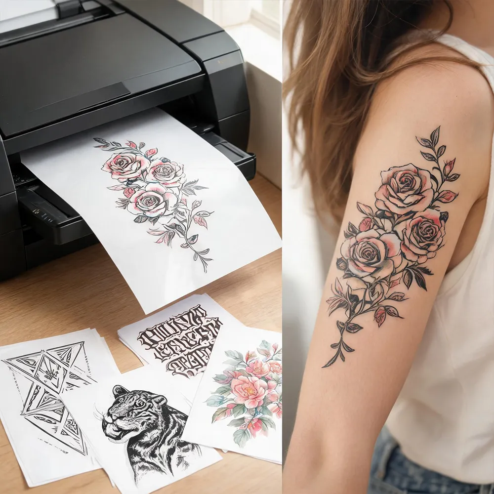 Carta per tatuaggi stampabile fai-da-te per stampante a getto d'inchiostro