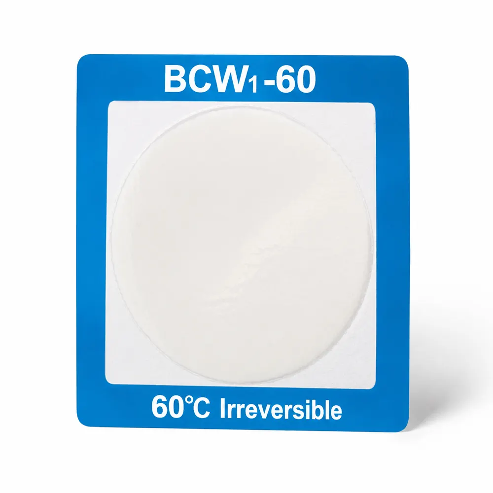 PET temperature indicator label