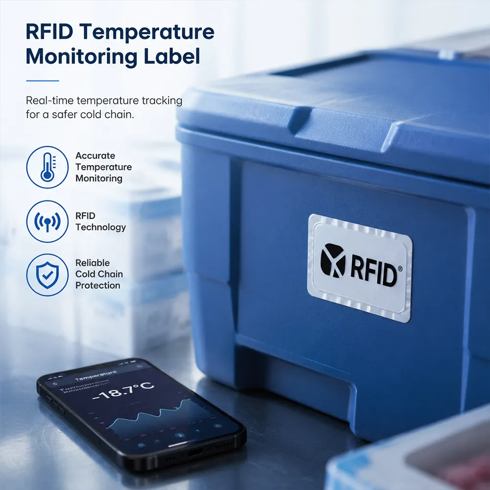 Etichetta RFID per il monitoraggio della temperatura
