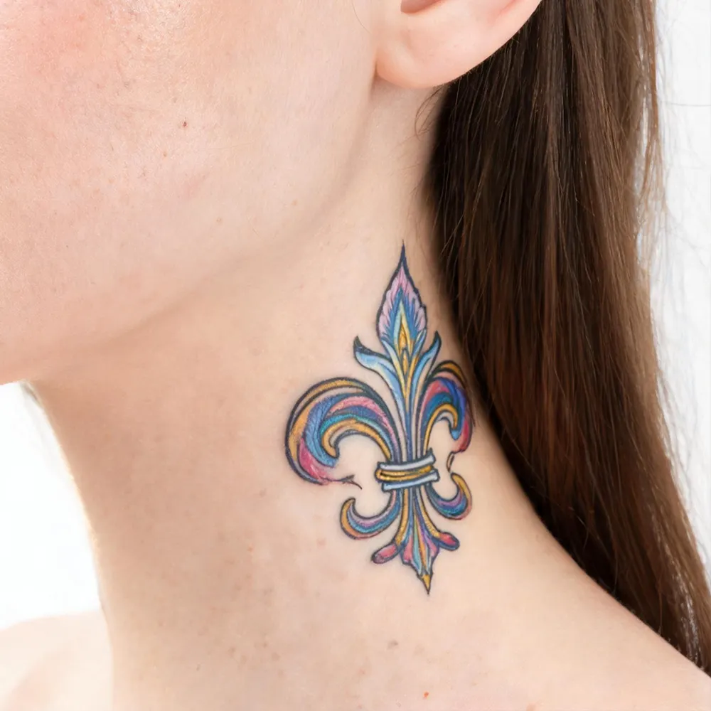 carta bianca per il trasferimento dei tatuaggi