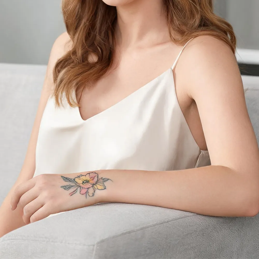 carta bianca per il trasferimento dei tatuaggi