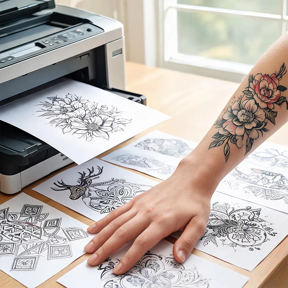 Carta per tatuaggi di qualità cosmetica