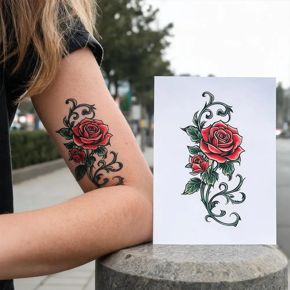 Carta per tatuaggi di qualità cosmetica