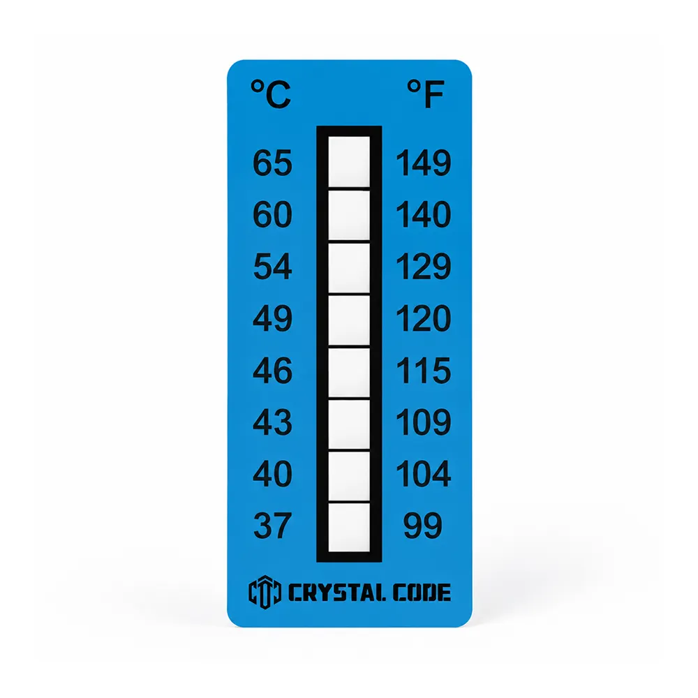 etichetta digitale con indicatore di temperatura