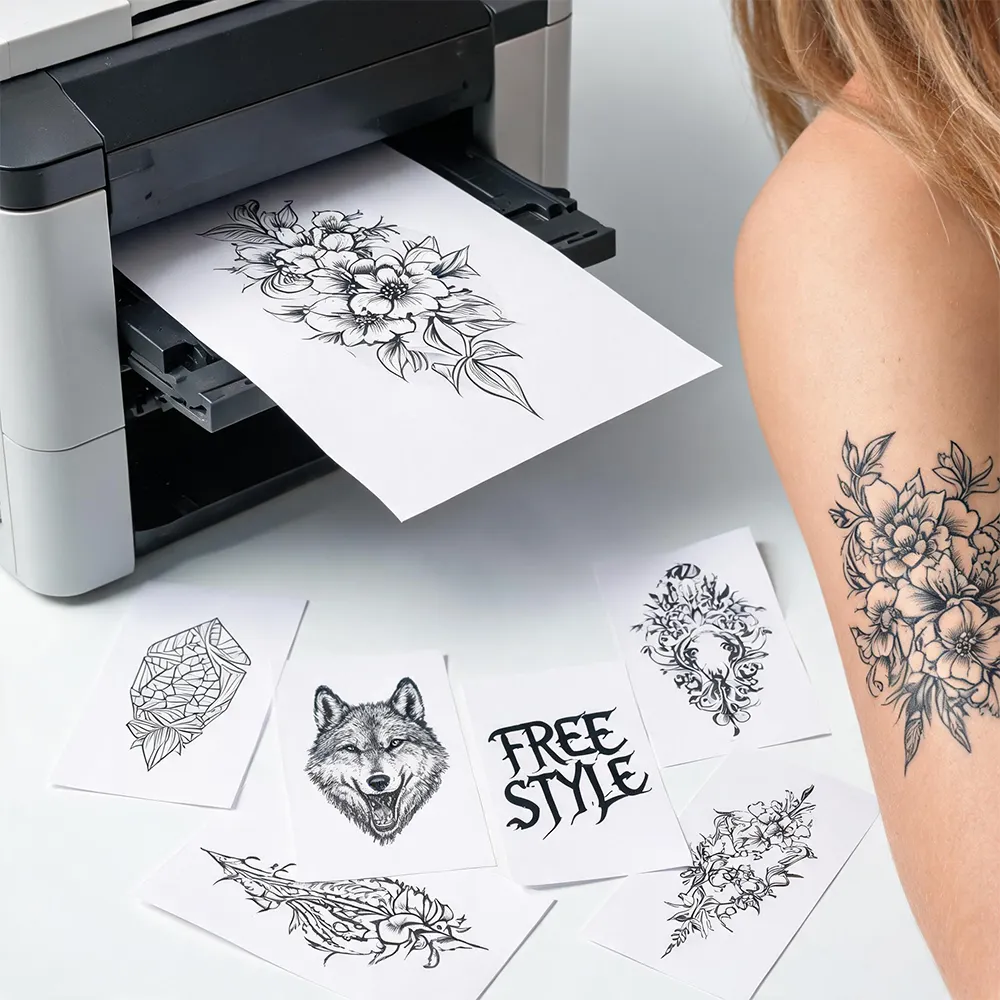 Carta per tatuaggi facile da applicare